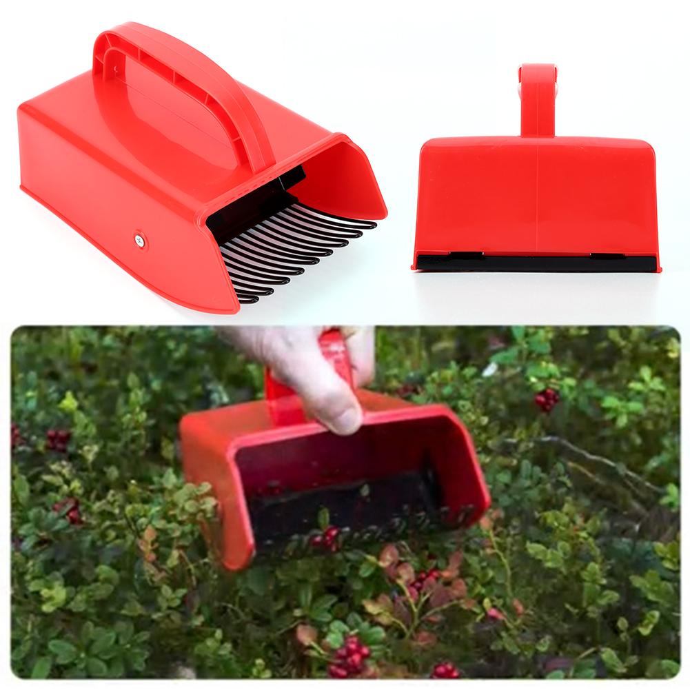 Berry Pickers with Metal Comb Rakes Garden Blueberry Picker Ergonomic Handle Berry Collection Harvester Farm Fruit Picking Tools
