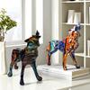 New Product Creative Resin Crafts Animal Geometric Wolf Ornaments Home Living Room Office Desktop Decoration Gift