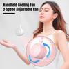Hands-Free Neck Hanging Fan 360-Degree Adjustable 3 Speed Low Noise Rechargeable Mini Personal Neck Fan
