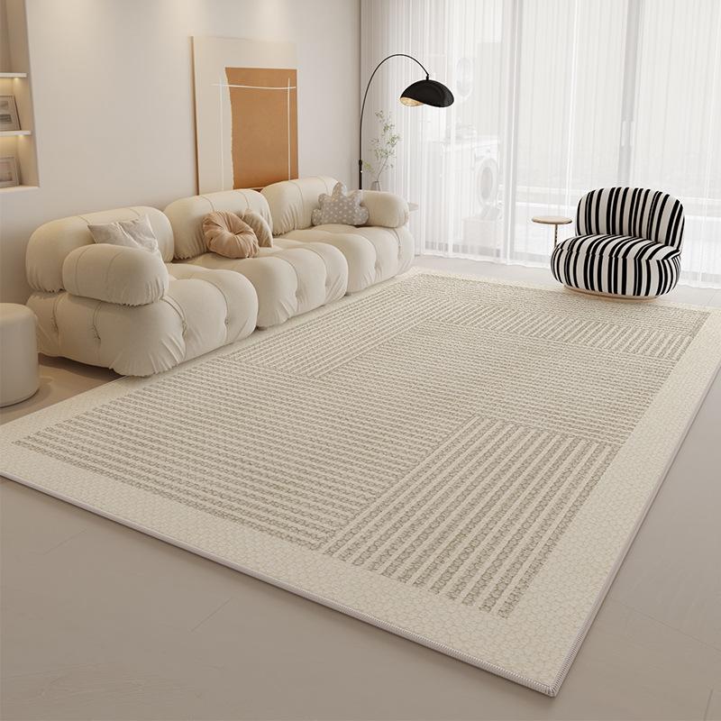 Ковер для гостиной Cream Velvet Loop - водонепроницаемый, спальня и домашний декор 2024