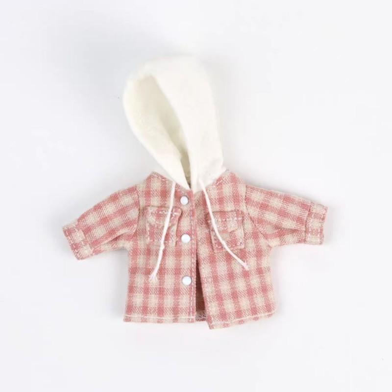12-inch BJD Doll Outfit Shirt Aby 3.0 Custom Fit Cotton Plaid Top 12