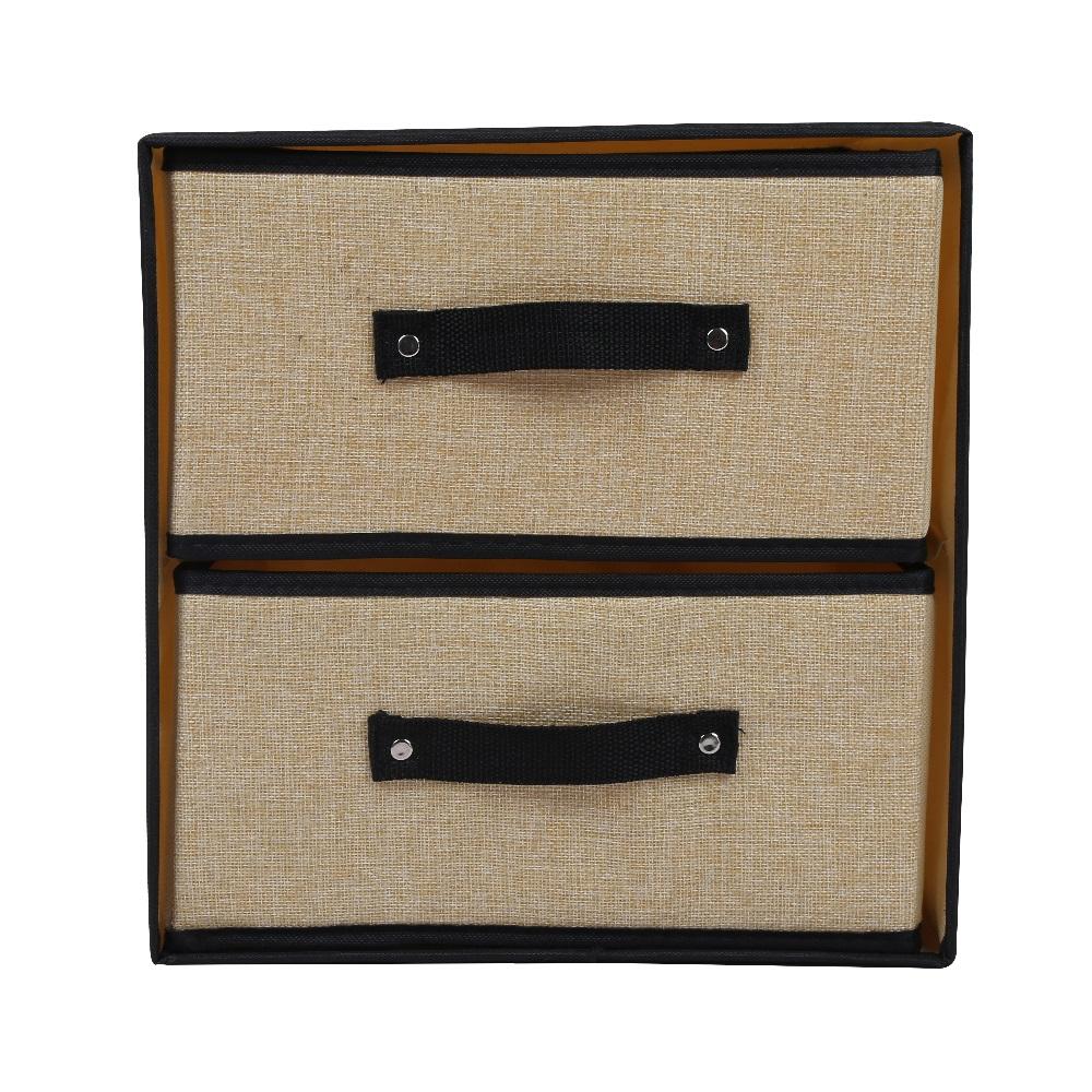 Моющийся тканевый ящик для хранения, практичный тканевый ящик для хранения, органайзер, разобранные и сложенные ящики для хранения белья