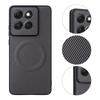 Motorola Moto G86 Power Magnetic Phone Case,Leather Carbon Fiber MagSafe Wireless Charging ShockProof Phone Case Cover for Motorola Moto G86 Power