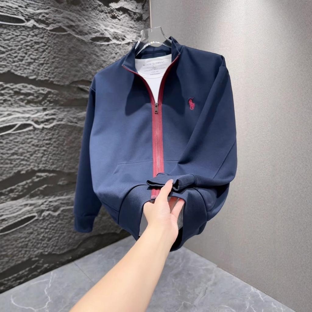 Свитер на молнии с воротником-стойкой, в цветовой гамме, молодежный модный универсальный кардиган-куртка