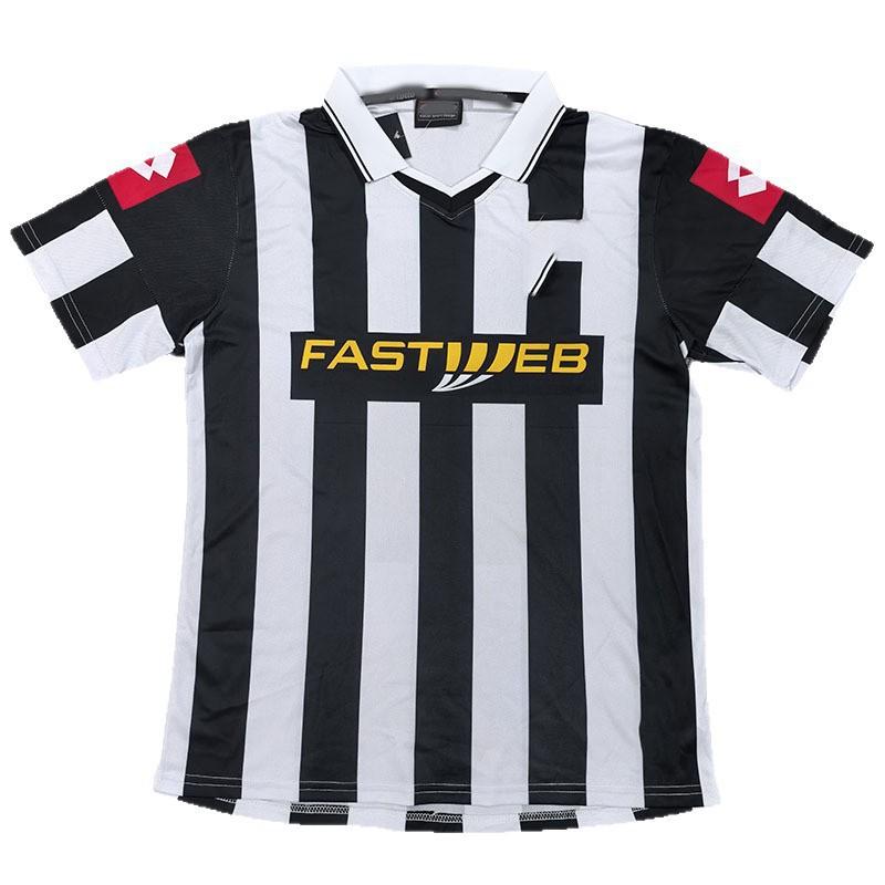 Vintage Juventus Home Soccer Jersey Short Sleeve Mens Football Kit S To XXL Bamboo Fiber Fall Winter