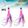 3cm 17g Artificial Soft Silicone Fishing Tackle Saltwater Octopus Bait Squid Skirt Lure long tail