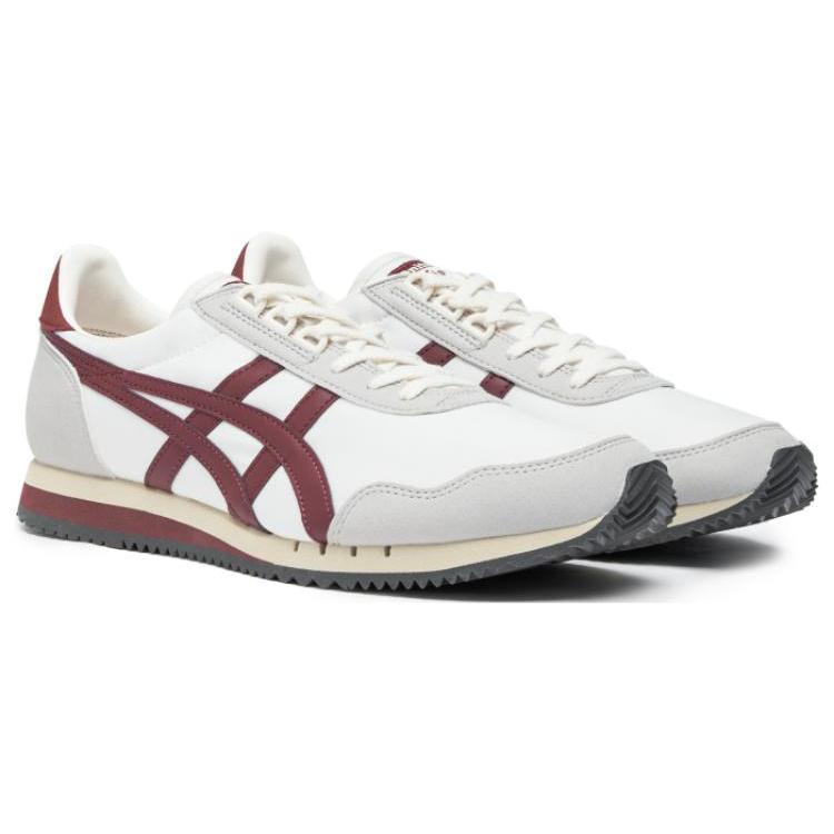 ONITSUKA TIGER Кроссовки для марафона Dualio 'Белый Серый Бордовый' 1183B545-201