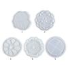 DIY Crafts Lotus Coaster Epoxy Resin Mold Tray Cup Mat Casting Silicone Mould