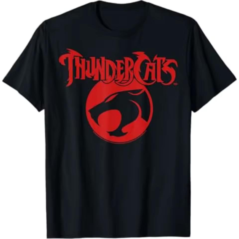 ThunderCats Red Vintage Classic Logo New Arrival Mens Clothes Tee Shirt Graphic T-Shirts Men T shirt for Men Ropa Hombre 35856