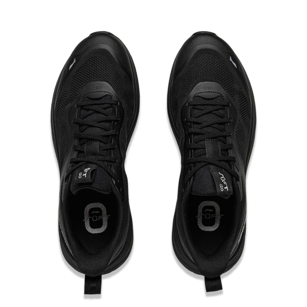 Li Ning Soft Go 2 V4 Comfortable Fashion Classic Slip Resistant Durable Lightweight Low Top Casual Shoes Men Sneaker Black AGLV091-2