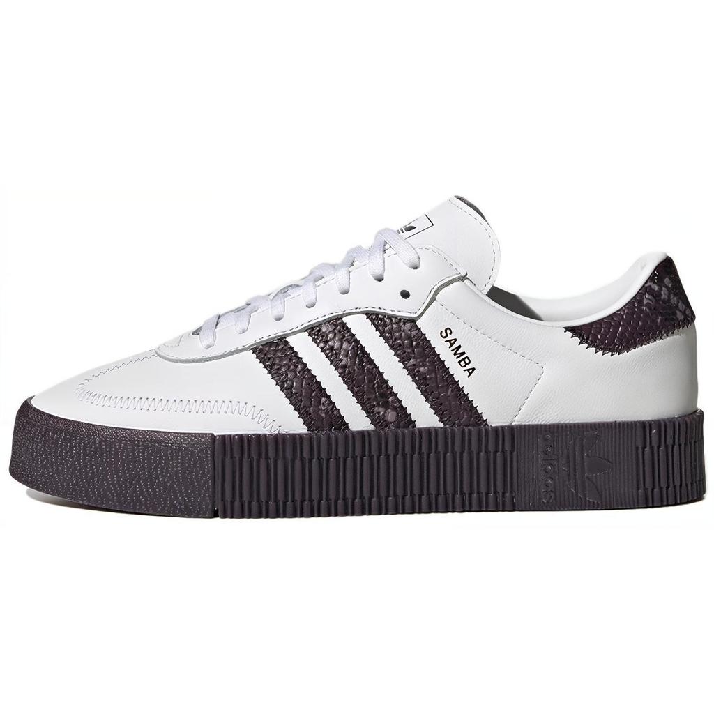 Adidas Originals Samba Low Top Sneakers Women Sneakers White Purple FV0784