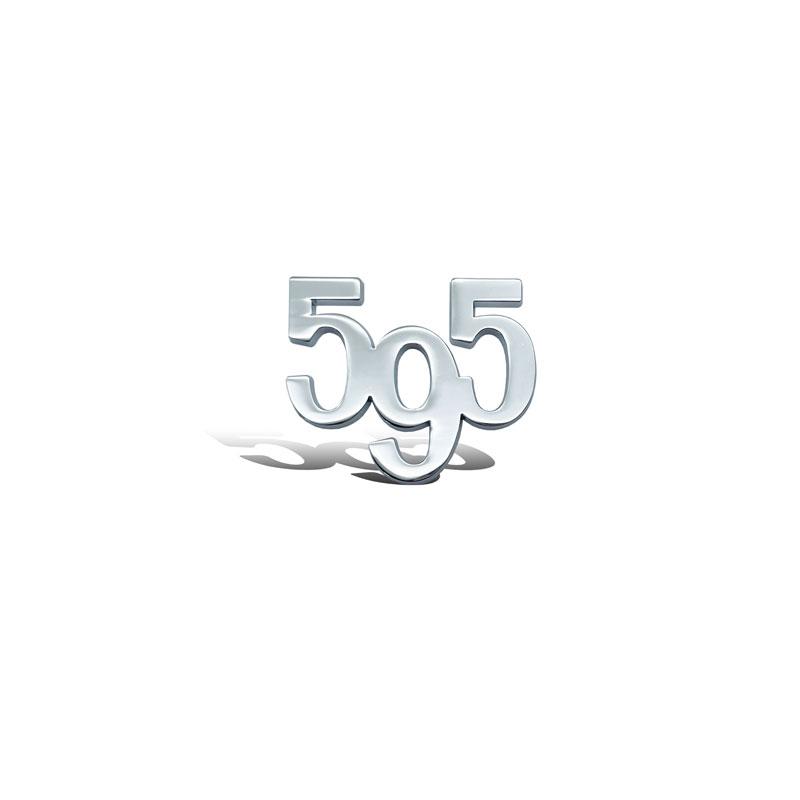 Car Styling 3D Metal Logo Car Sticker Trunk Emblem Decal For Abarth 70th Anniversary 595 Esseesse Badge Competizione Turismo