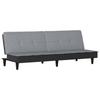 Sofa Bed Light Grey Fabric