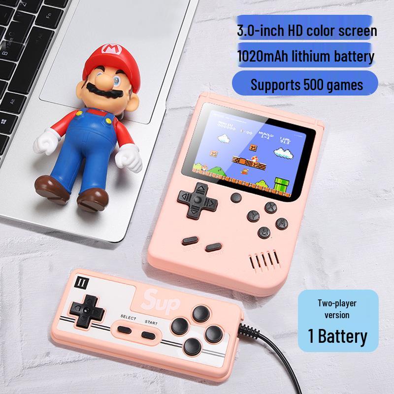 Новая портативная игровая консоль SUP Retro: Ностальгическое классическое игровое устройство для детей, портативное и выполненное в старомодном русском дизайне.