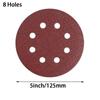 Perforated Replacement Sanding Discs Polished Red Sandpaper Self Adhesive Oxide Dry Sandpaper