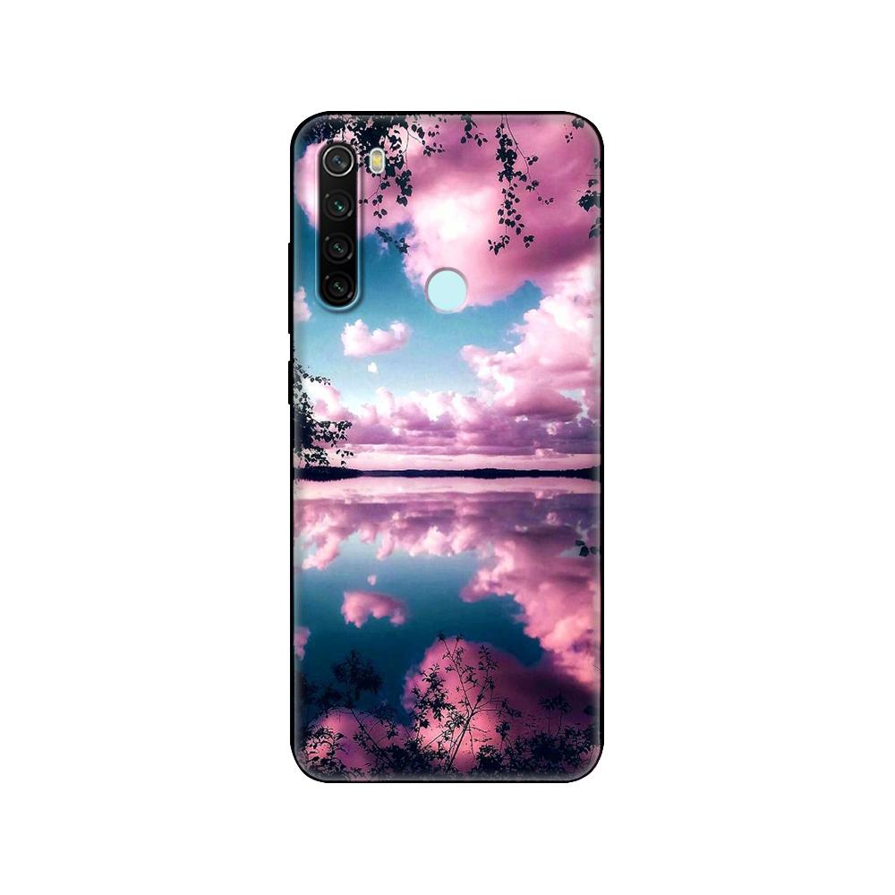 Чехол для xiaomi Redmi Note 8T, мягкий силиконовый чехол для xiaomi Redmi Note 8, чехол T Fundas для Redmi Note 8 PRO, черный чехол из ТПУ