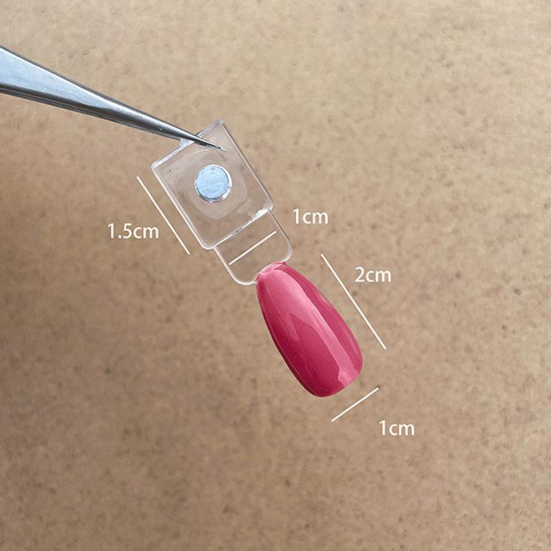 24 шт. Палитра цветов лака Магнитный дисплей типсов для наращивания Прозрачная цветовая карта Подставка для гель-лака Палитра для ногтей Клей для ногтей Практика