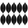 10pcs Black Door Auxiliary Pull Handle Self Stick Cabinet Knobs Sturdy Drawer Knobs  Cupboard