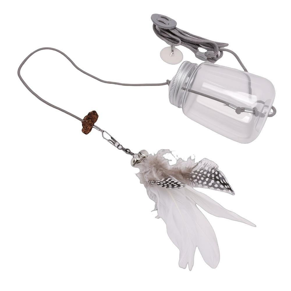 2 in 1 Hanging Cat Toy with Feather Interactive Door Toy Mental Stimulation Play