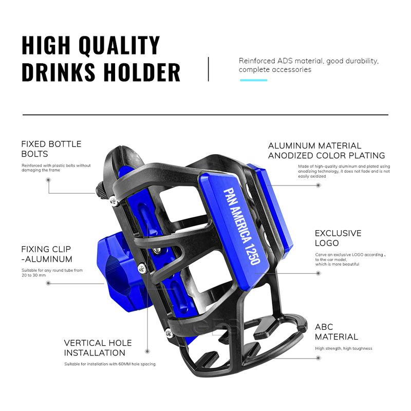 For Pan America 1250 America 1250 Special Motorcycle Beverage Water Bottle Cage Drinks Holder Water Cup Holder