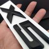 3d ABS Adhesive Matte Black Chrome Letter For Car Trunk BMW X5  X5 Letters Stickers Emblem Badge E70 E53 F15 G05 Accessories
