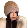 Big head circumference knitted hat for men and women, warm and cold in autumn and winter, couple ear protection wool hat, small face, ski cold hat tid
