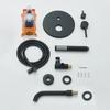 Matte Black Bathroom Shower Systerm Bathtub Faucet Wall Mount Brush Gold 2 Ways Bathtub Mixer Shower Set Mixer Tap
