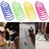 16pcs Cat Coil Toy Lasting Plastic Spiral Spring Cat Toy Interactive Cat Toy Creative Cat Activity Toy Cat Bouncing And Train Fun Gift