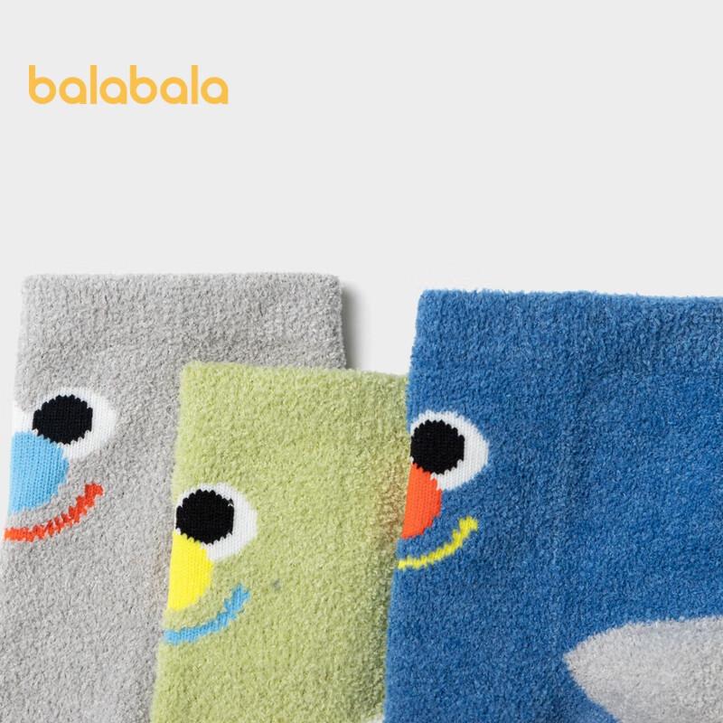 Зимние плюшевые носки для дома Balabala Baby, упаковка 3 пары