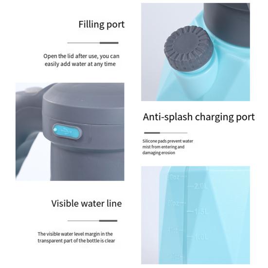 Электрический распылитель, заводской самовсасывающий водяной насос Mister, работа без помощи рук, перезаряжаемый через USB электрический распылитель