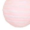 4Pcs Pink Christmas Balls Ornament Large Shatterproof Foam White Pink Stripe Hanging Ball Xmas Holiday Wedding Party Decoration
