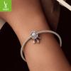 Серебро S925 Ловец снов Бусины DIY Браслет Бусины Морской Ветер Свободные Бусины Ювелирные Аксессуары