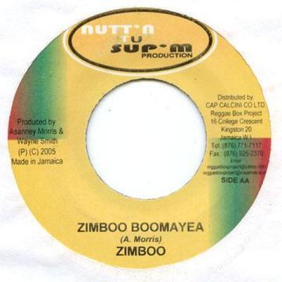 7-дюймовая пластинка ZIMBOO / DEVA BRATT - Zimboo Boomayeah / One Day Nutt'n 2 Supm 2005 Ямайка Регги, Ска и Даб