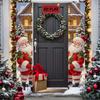 Door Couplet Banner 2pcs 71x12in New Year Porch Hanging Decor