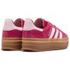 adidas Женские кроссовки Gazelle Bold Wild Pink Gum White Cloud-White Clear-Pink ID6997