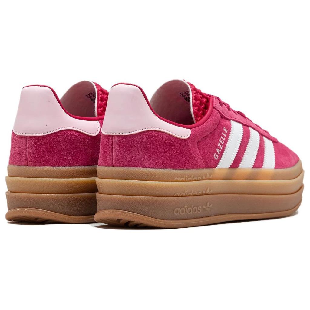 adidas Женские кроссовки Gazelle Bold Wild Pink Gum White Cloud-White Clear-Pink ID6997