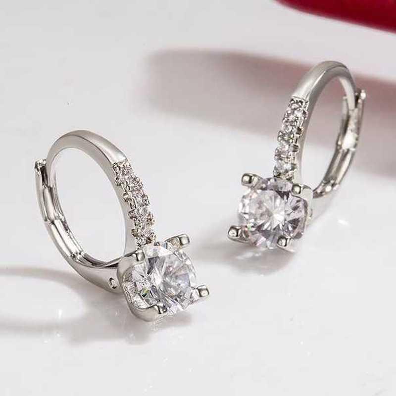 Sace Gems Классические серьги с цирконом из медного сплава для женщин, подарки на свадьбу