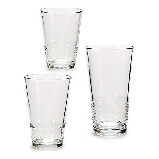 Set de Verres Vivalto (17 x 40 x 25 cm) (18 Pièces) 6 x (51 cl) / 6 x (34 cl) / 6 x (23 cl)
