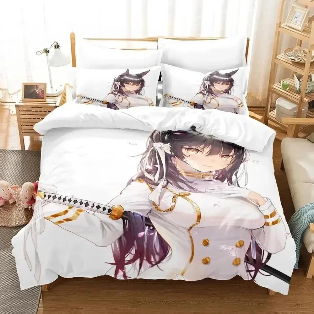 Anime - Azur Lane 3D Bedding Set Single Twin Full Queen King Size Bed Set Adult Kid Bedroom Duvetcover Sets Bed Sheet Set