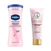Набор: Лосьон для тела Vaseline с ниацинамидом и крем для рук Mentholatum