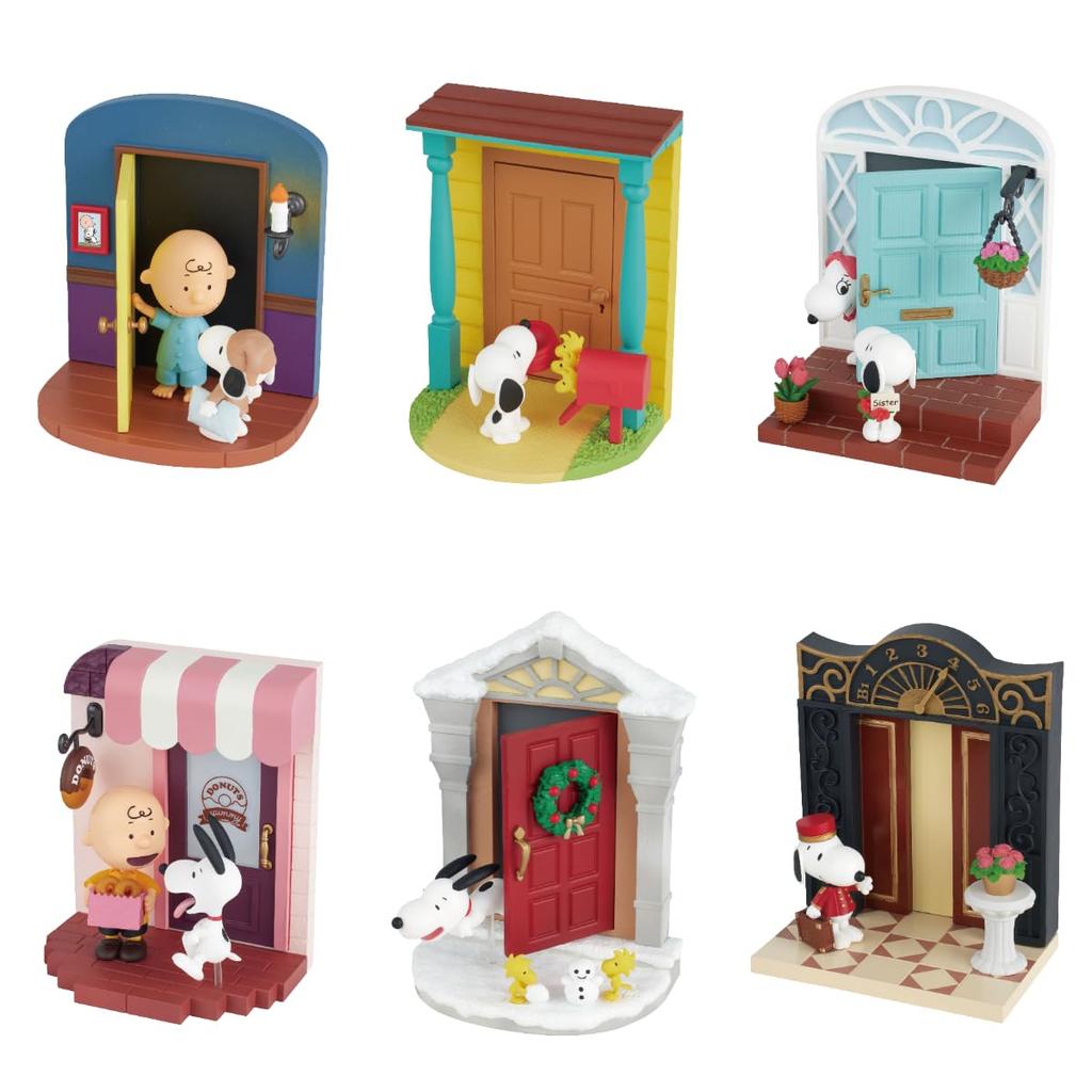 Peanuts Door Story 1BOX Approximately H115 X W70 X D80mm Made of ABS Re-ment SNOOPY's PVC,
