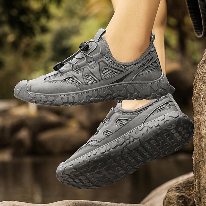 Мода 2025 Новая мужская уличная сетчатая обувь Дышащая спортивная мужская обувь Повседневная обувь Удобная и легкая обувь для бега Мужские кроссовки