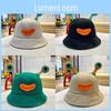 Cute Frog Eyes Glow Fisherman Hat Girls Spring Summer Sunshade Sunscreen Bucket Hat Lovely
