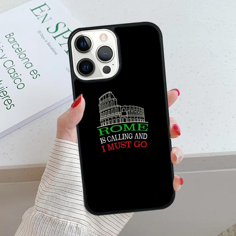 Italy Rome City Phone Case cover For iPhone 17 Air 15 16 16e 14 13 Pro Max Coque 12 11 Pro Max For Apple PLUS fundas