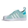 adidas Оригинальные детские низкие кеды для скейтбординга Superstar 360 2.0 Детские кроссовки Зеленый Белый JH6373