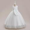 Girls' Fluffy Mesh Princess Dress, Ages 3-15 - Children's Long Skirt for Weddings & Performances