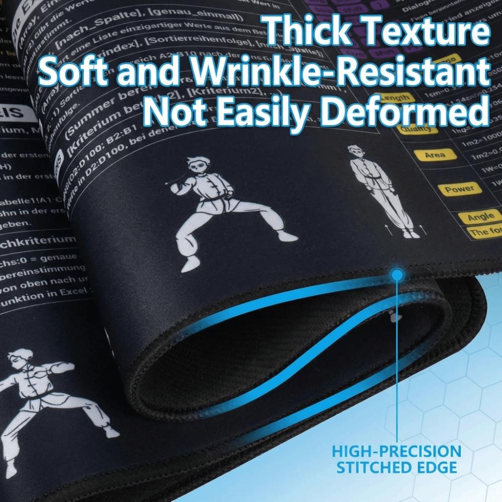 HD Printing Computer Keyboard Pad Anti-Slip Base Office Desk Mat New Keyboard Pad Office Workers