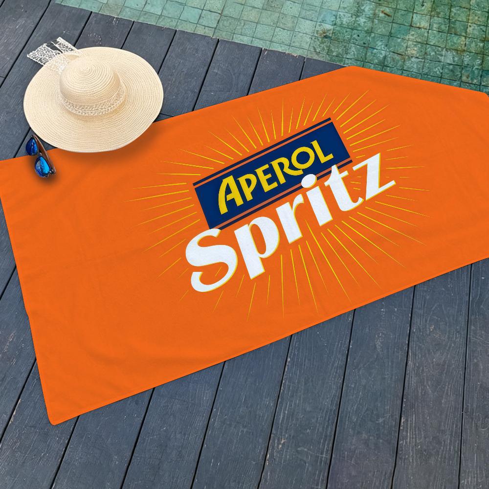 Модный принт A-Aperols Spritz Полотенце Сушилка Банное Полотенце Применимо Для Легкого Плавания Кемпинга Йоги Пляжа Вне