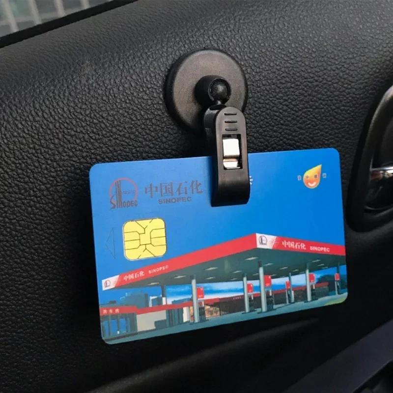 1-2 пары Автомобильный внутренний зажим для крепления на окно Черный присоска Пластиковый держатель-присоска Съемный держатель для солнцезащитной шторки, шторки, полотенца, билета