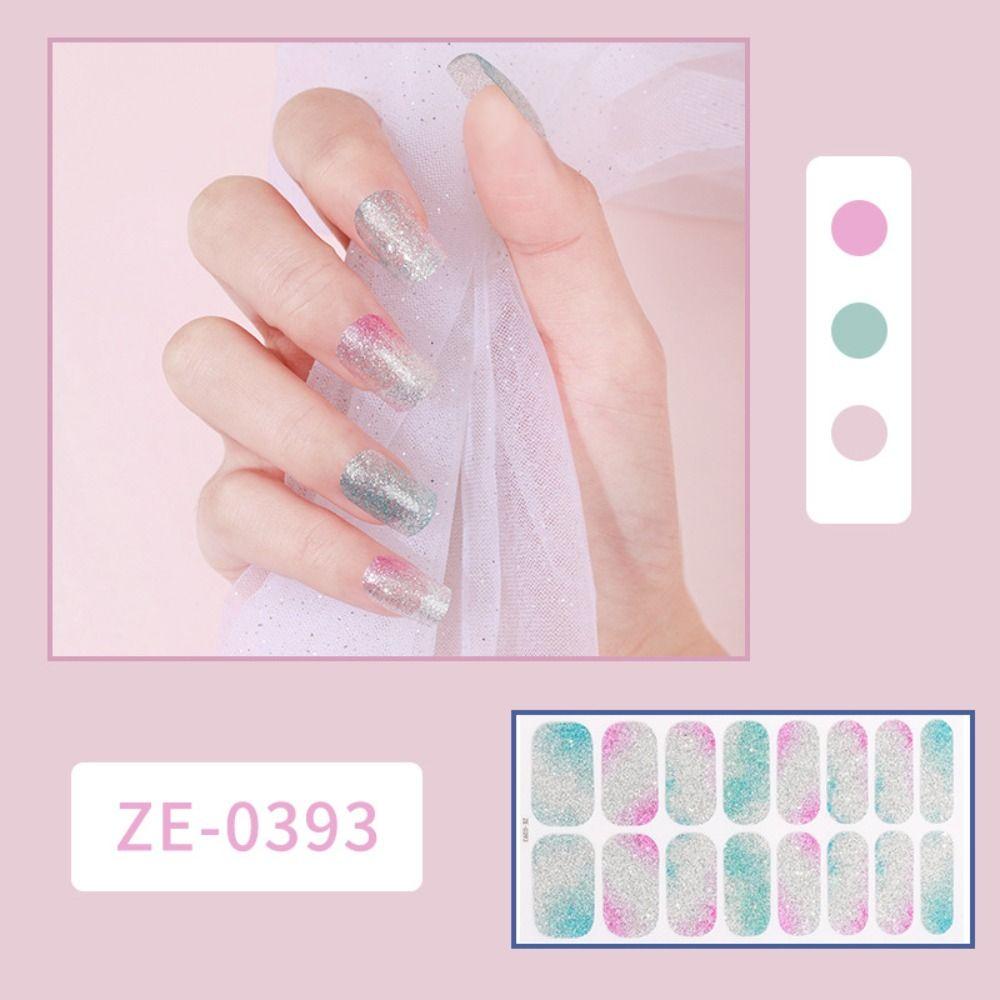 5 листов блестящего гель-лака для ногтей, полоски, наклейки для дизайна ногтей, изготовление ногтей своими руками